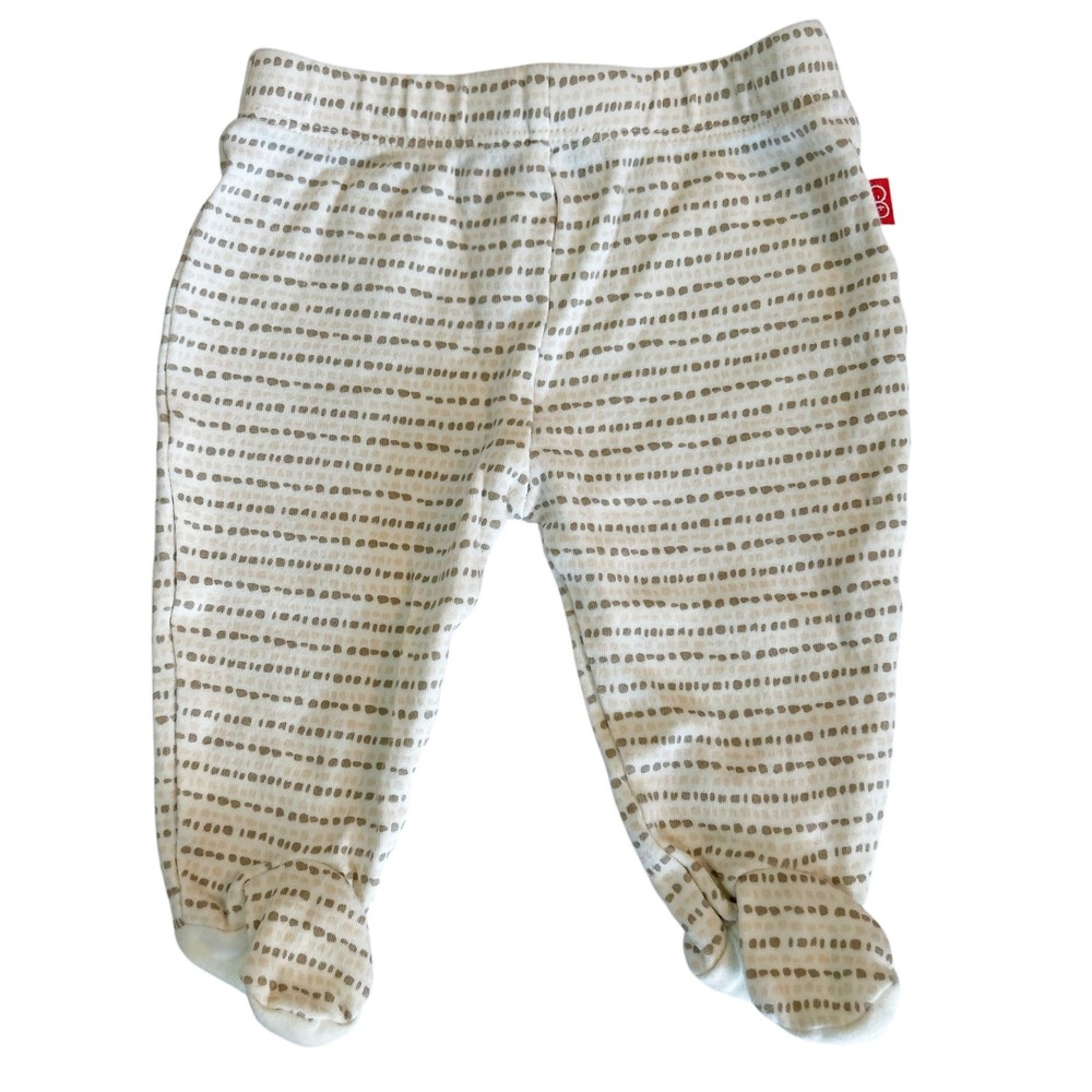 Magnetic Me Baby Pants 0-3 Months 8-12 lbs Pull On Elastic Waist Infant‎ Brown